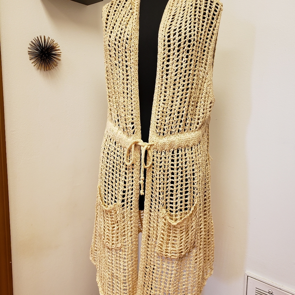 Plus Size Crochet Hoodie
